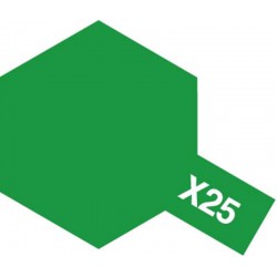 TAMIYA 81025 Peinture Acrylique X-25 Vert Transparent / Clear Green 23ml