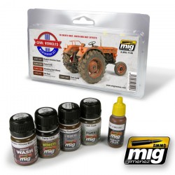 AMMO BY MIG A.MIG-7145 Civil Vehicles Weathering Set 