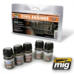 AMMO BY MIG A.MIG-7146 Civil Engines Weathering Set 