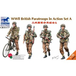 BRONCO CB35177 1/35 WWII British Paratroops in Action Set A