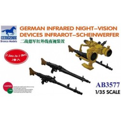 BRONCO AB3577 1/35 German Infrared Night -Vision Devices Infrarot -Scheinwerfer