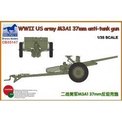 BRONCO CB35147 1/35 WWII US army M3A1 37mm anti-tank gun