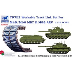 BRONCO AB3563 1/35 T97E2 Workable Track Link Set for M48/M60 MBT & M88 ARV