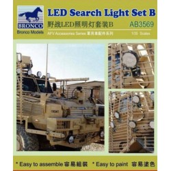 BRONCO AB3569 1/35 LED Search Light Set B