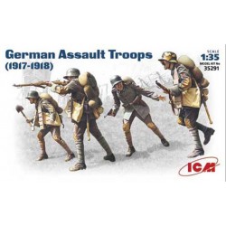 ICM 35291 1/35 German Assault Troops WW I (1917-18)