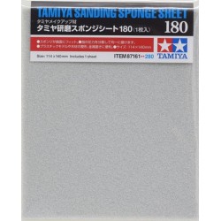 TAMIYA 87161 Sanding Sponge Sheet 180