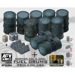 AFV CLUB AF35266 1/35 German 20L and 200L Fuel Drums