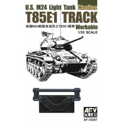 AFV CLUB AF35287 1/35 U.S. M24 Light Tank Chaffee T85E1 Track Workable