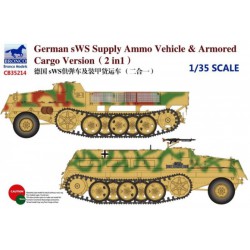 BRONCO CB35214 1/35 German SWS Supply Ammo Vehicle & Armored 2 in 1