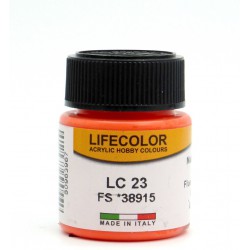 LifeColor LC23 Orange Fluo Mat – Matt Fluo. Orange FS38903 - 22ml