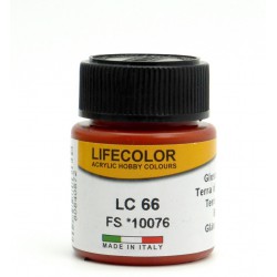 LifeColor LC66 Gloss Raw Sienna FS10076 - 22ml
