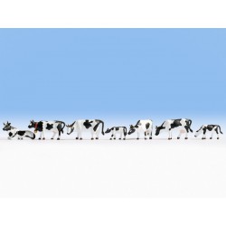 NOCH 15721 HO 1/87 Vaches, noir-blanc
