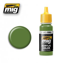 AMMO BY MIG A.MIG-0080 ACRYLIC COLOR Bright Green AMT-4 17 ml.