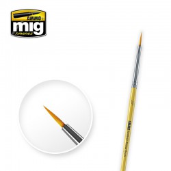 AMMO BY MIG A.MIG-8610 5/0 Synthetic Round Brush 