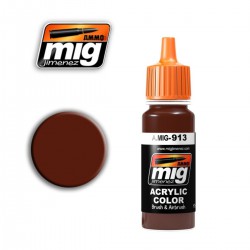 AMMO BY MIG A.MIG-0913 ACRYLIC COLOR Red Brown Base 17 ml.