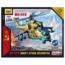 ZVEZDA 7403 1/144 MI-24 V SOVIET ATTACK HELICOPTER