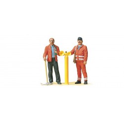 Preiser 45005 G Scale Track worker, safety guard