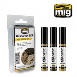AMMO BY MIG A.MIG-7511 Soil Colors OILBRUSHER SET 