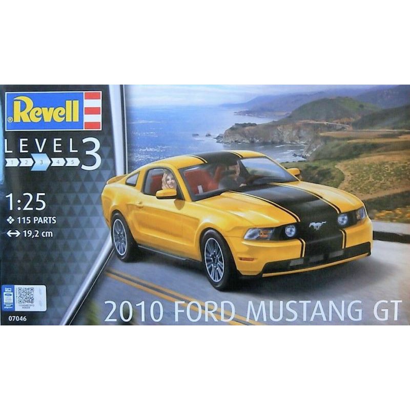 Model set 2010 maquette ford mustang gt