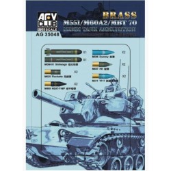 AFV CLUB AG35048 1/35 152mm Tank Ammuntiton for M551/M60A2/MBT 70 Brass