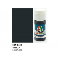 ITALERI Acrylic 4768AP Flat Black 20ml