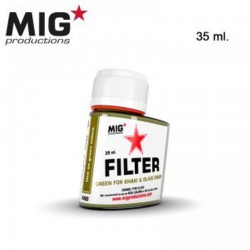 MIG Productions Filter F420 Green for Khaki & Olive Drab 35ml
