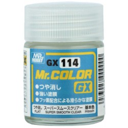GUNZE GX114 Mr.Color GX Super Smooth Clear Flat (18ml)