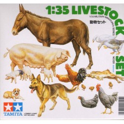 TAMIYA 35128 1/35 Livestock Set