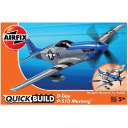 AIRFIX J6046 Quick Build D-Day P-51D Mustang