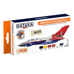 HATAKA HTK-CS85 Modern Royal Air Force paint set vol. 4 (6 x 17 ml)
