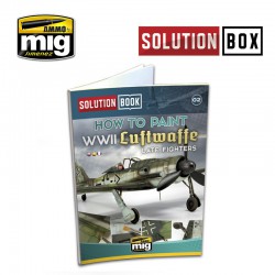 AMMO BY MIG A.MIG-6502 How to Paint WWII Luftwaffe Late Fighters (English-French-Spanish)