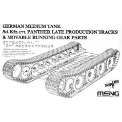MENG SPS-049 1/35 German Medium Tank Sd.Kfz.171 Panther Late Production Tracks&Movable RunningGear
