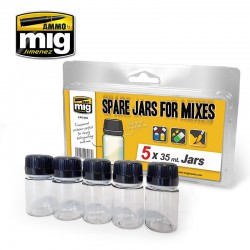 AMMO BY MIG A.MIG-8033 Spare Big Jars for Mixes (5 x 35mL jars) 