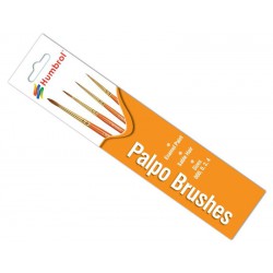 HUMBROL AG4250 4 Pinceaux Palpo - Palpo Brush Pack - Size 000/0/2/4