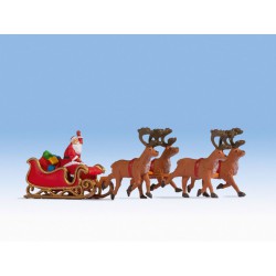 NOCH 15924 HO 1/87 Santa Claus with carriage