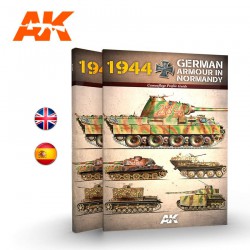 AK INTERACTIVE AK916 1944 German Armour in Normandy - Camouflage Profile Guide (English)