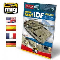 AMMO BY MIG A.MIG-6501 How to Paint IDF Vehicles (English-French-Spanish)