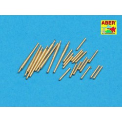 ABER 1:350 L-37 1/350 Set of 8 pcs 127 mm L40 type 89 A/A lbarrels with recoil cylinders used on Japan ships