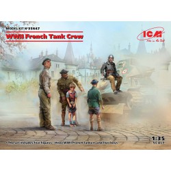 ICM 35647 1/35 WWII French Tank Crew (4 figures)