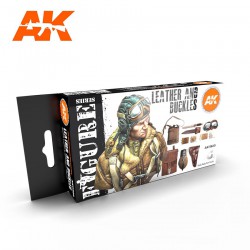 AK INTERACTIVE AK11620 LEATHER AND BUCKLES SET