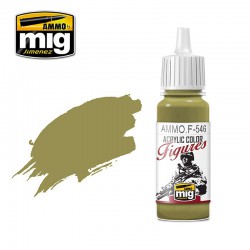 AMMO BY MIG AMMO.F-546 FIGURES PAINTS Ochre Brown 17 ml.