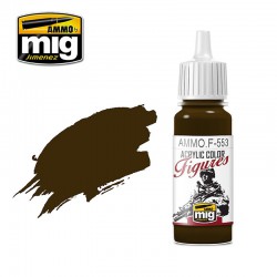 AMMO BY MIG AMMO.F-553 FIGURES PAINTS Burnt Brown Red 17 ml.
