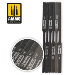 AMMO BY MIG A.MIG-8567 Tapered Sanding Sticks – 6 pcs. 