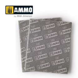 AMMO BY MIG A.MIG-8556 Sanding Sponge Sheet (180) – 2 pcs. 