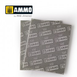 AMMO BY MIG A.MIG-8555 Sanding Sponge Sheet (100) – 2 pcs. 