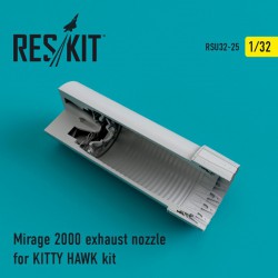 RESKIT RSU32-0025 1/32 Mirage 2000 exhaust nozzles for KITTY HAWK KIT