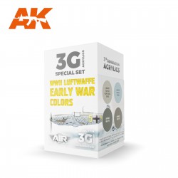 AK INTERACTIVE AK11716 WWII Luftwaffe Early War Colors SET 3G