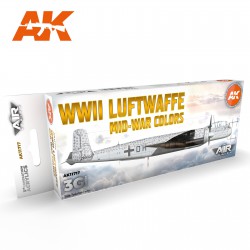 AK INTERACTIVE AK11717 WWII Luftwaffe Mid-War Colors SET 3G