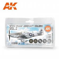 AK INTERACTIVE AK11733 WWII USAAF Aircraft Colors Vol.2 SET 3G