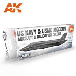 AK INTERACTIVE AK11744 US Navy & USMC Modern Aircraft & Helicopter SET 3G